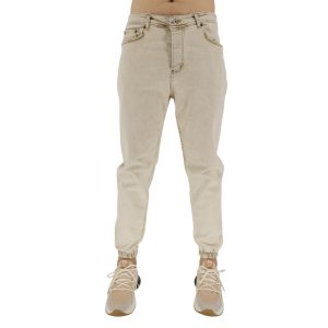 JOGGER DUSTY BEIGE DENIM
