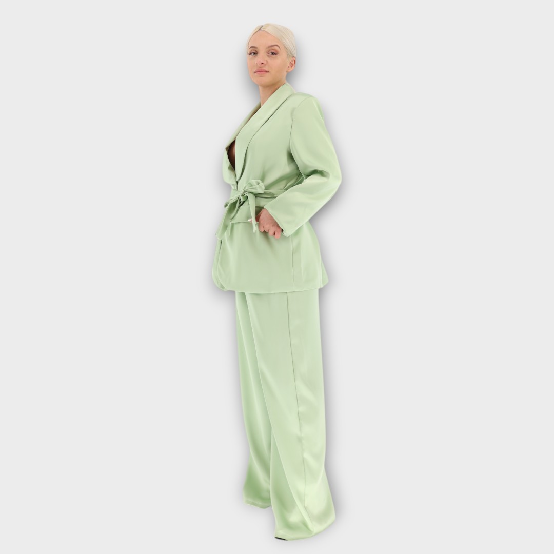SUIT ELEGANT WOMAN - MINT GREEN - Image 2