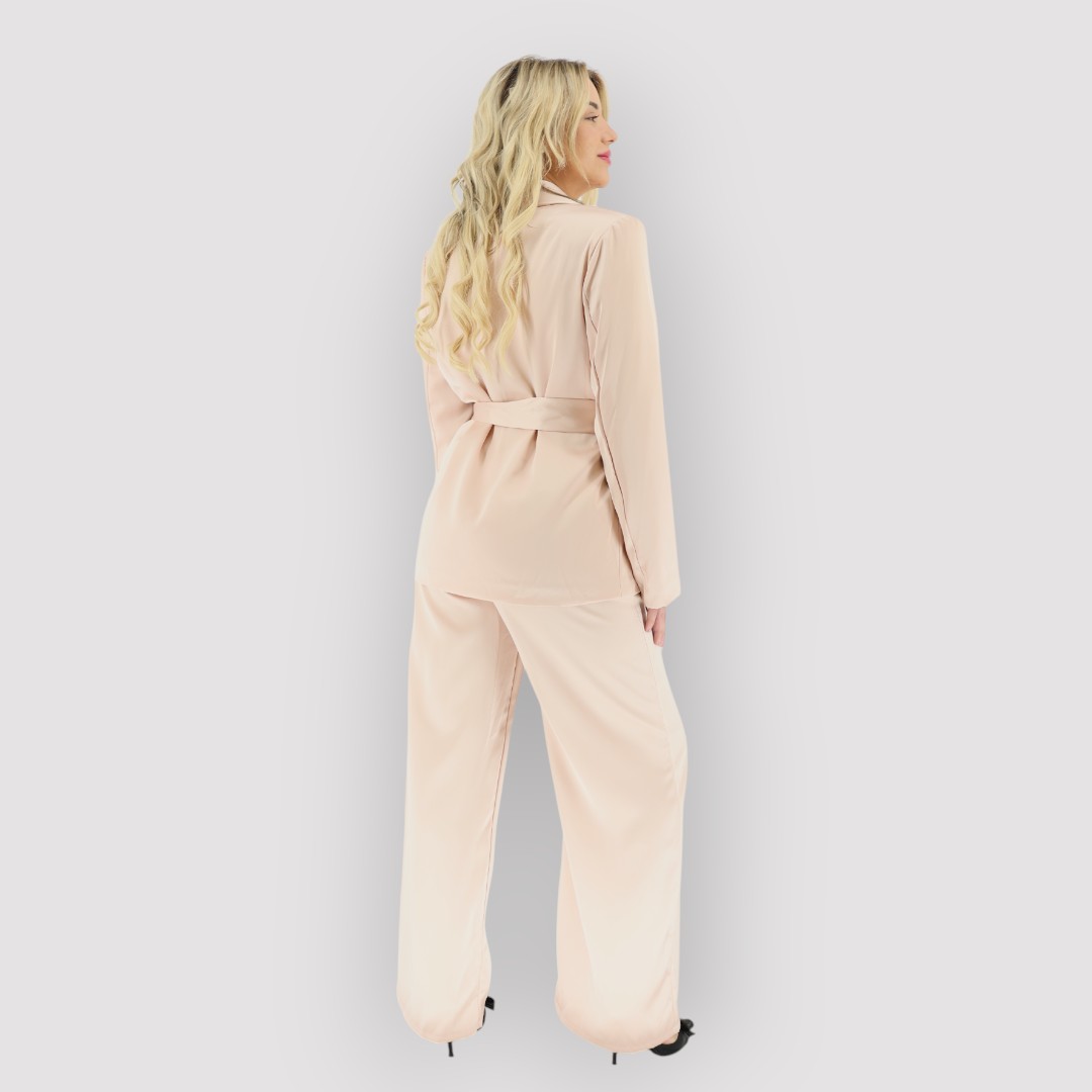 SUIT ELEGANT WOMAN - PALE PINK - Image 3