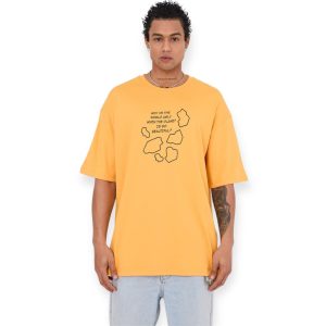T-shirt με στάμπα - Yellow