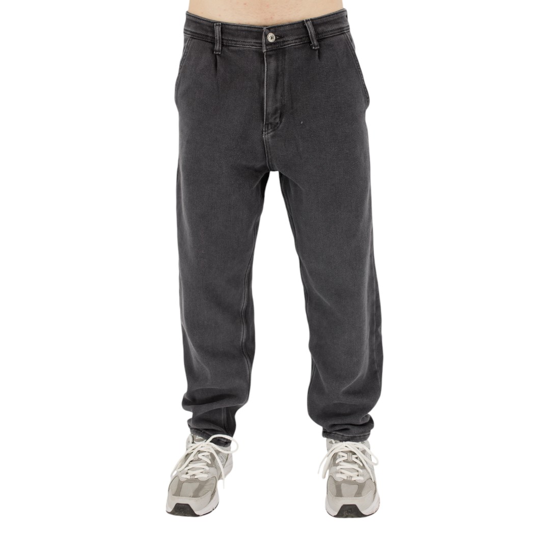 Charcoal Baggy Denim