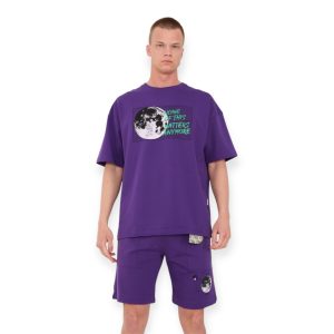 T-shirt με στάμπα - Purple