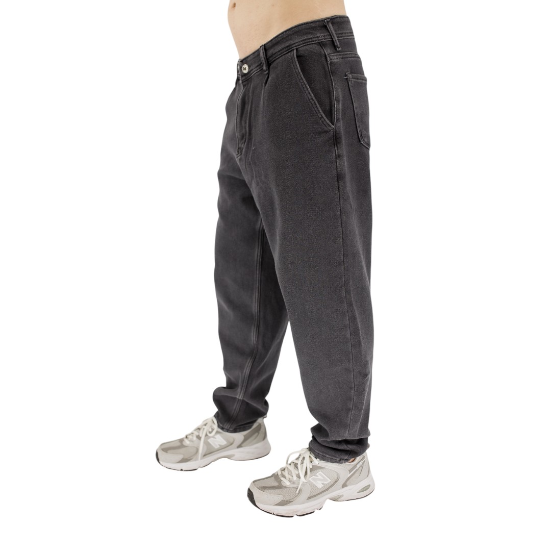 Charcoal Baggy Denim - Image 2