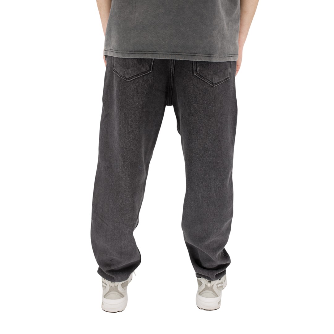 Charcoal Baggy Denim - Image 3