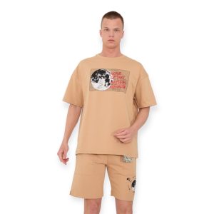 T-shirt με στάμπα - Golden Ochre