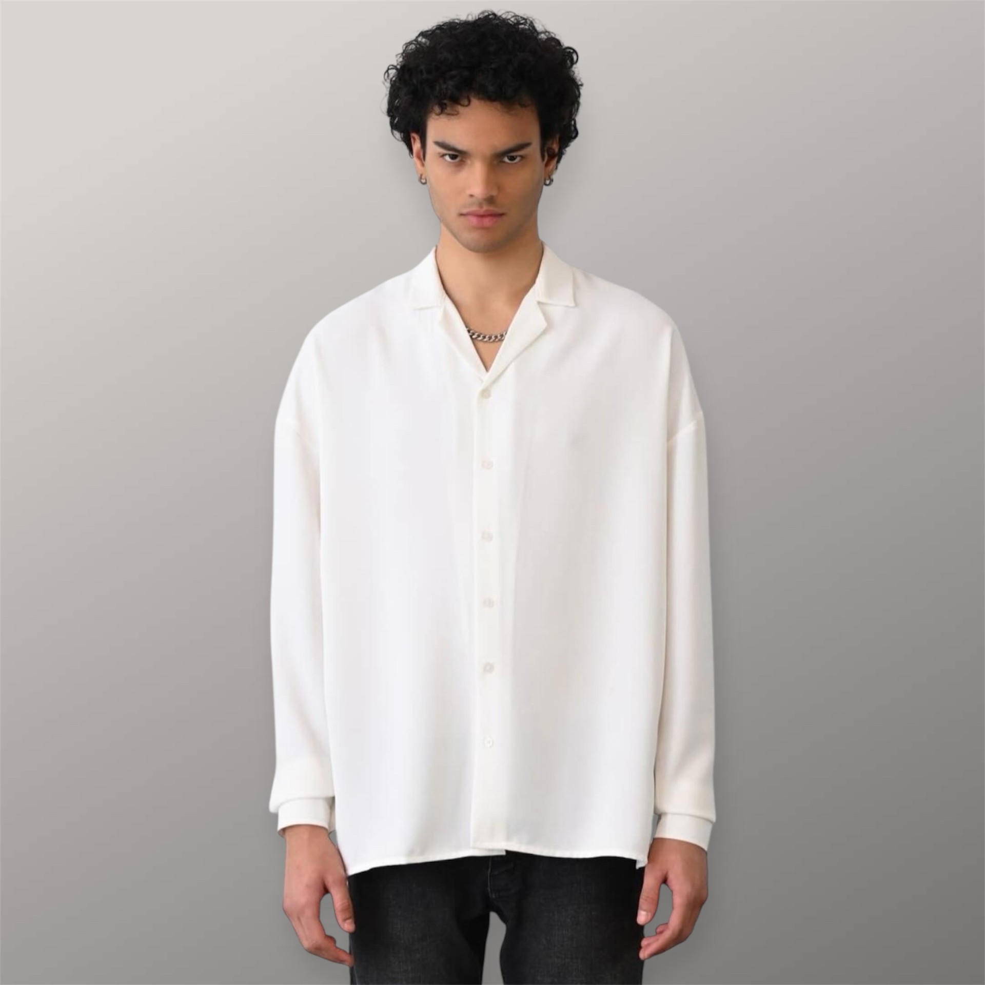 REGULAR ΠΟΥΚΑΜΙΣΟ LOOSE - WHITE
