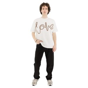 T-shirt με κέντημα - White