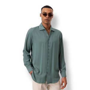 ΣΧΕΔΙΑΣΤΙΚΟ REGULAR SHIRT - DUSTY GREEN