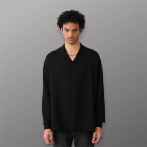 REGULAR ΠΟΥΚΑΜΙΣΟ LOOSE - BLACK
