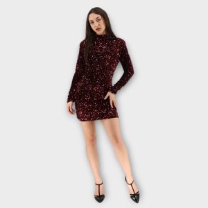 Ultra Sexy Mini Dress - Burgundy