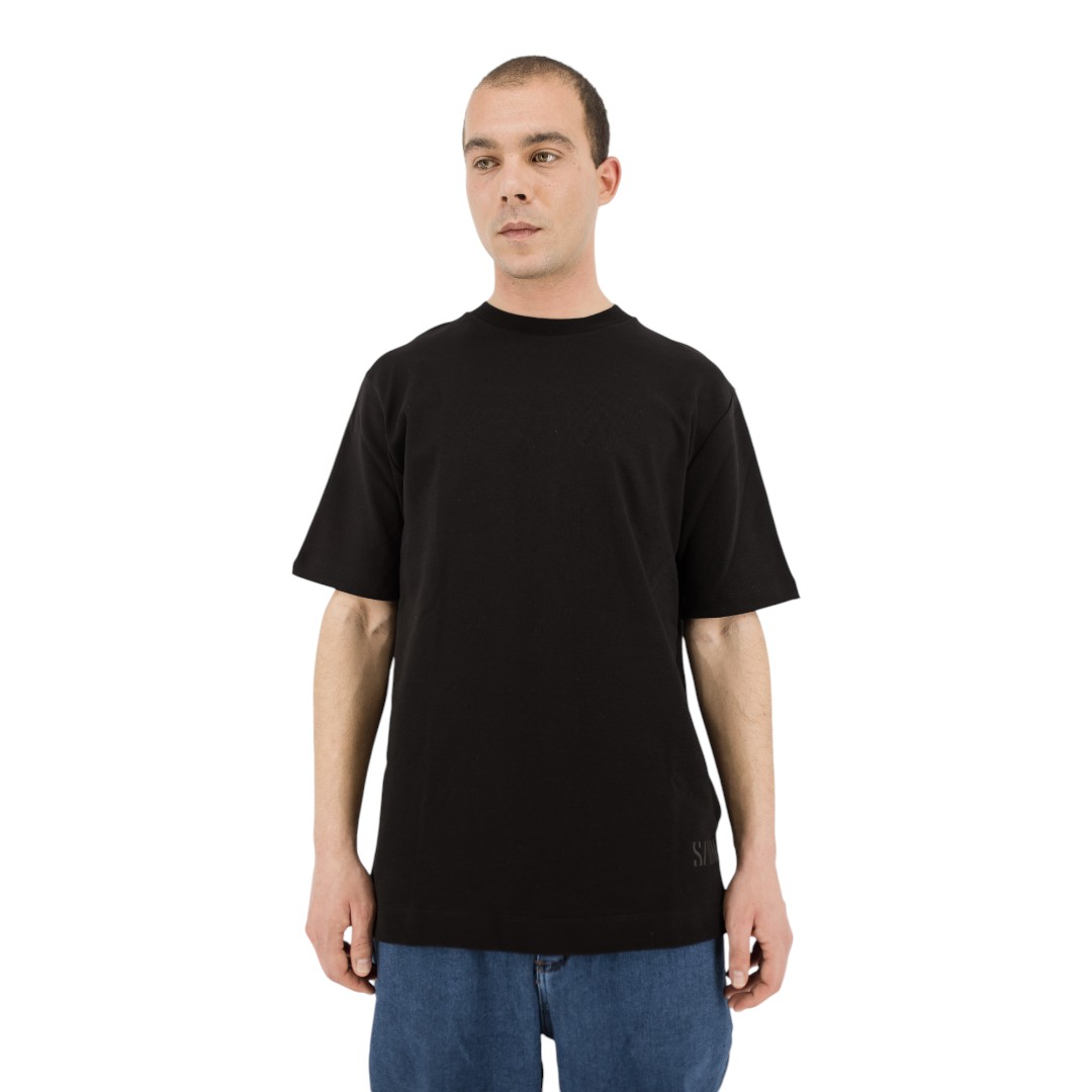 T-shirt oversized - Black - Image 2