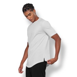 Basic long T-shirt -White