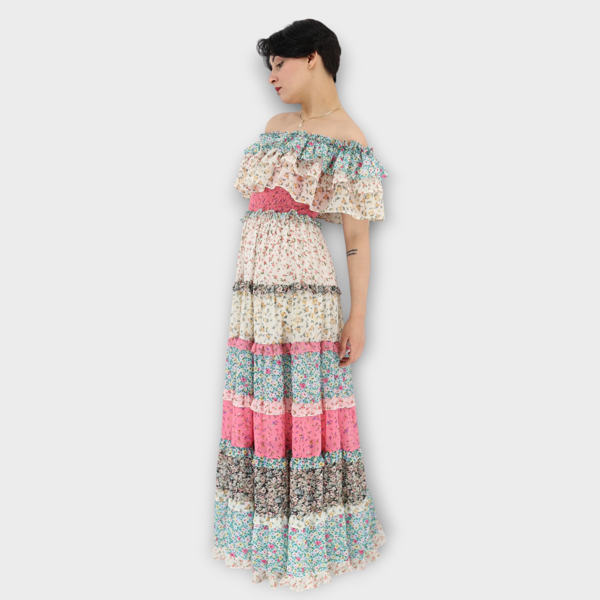 Bloom-Boho Maxi Dress - Floral - Image 3
