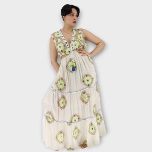 Lime Mirage Dress
