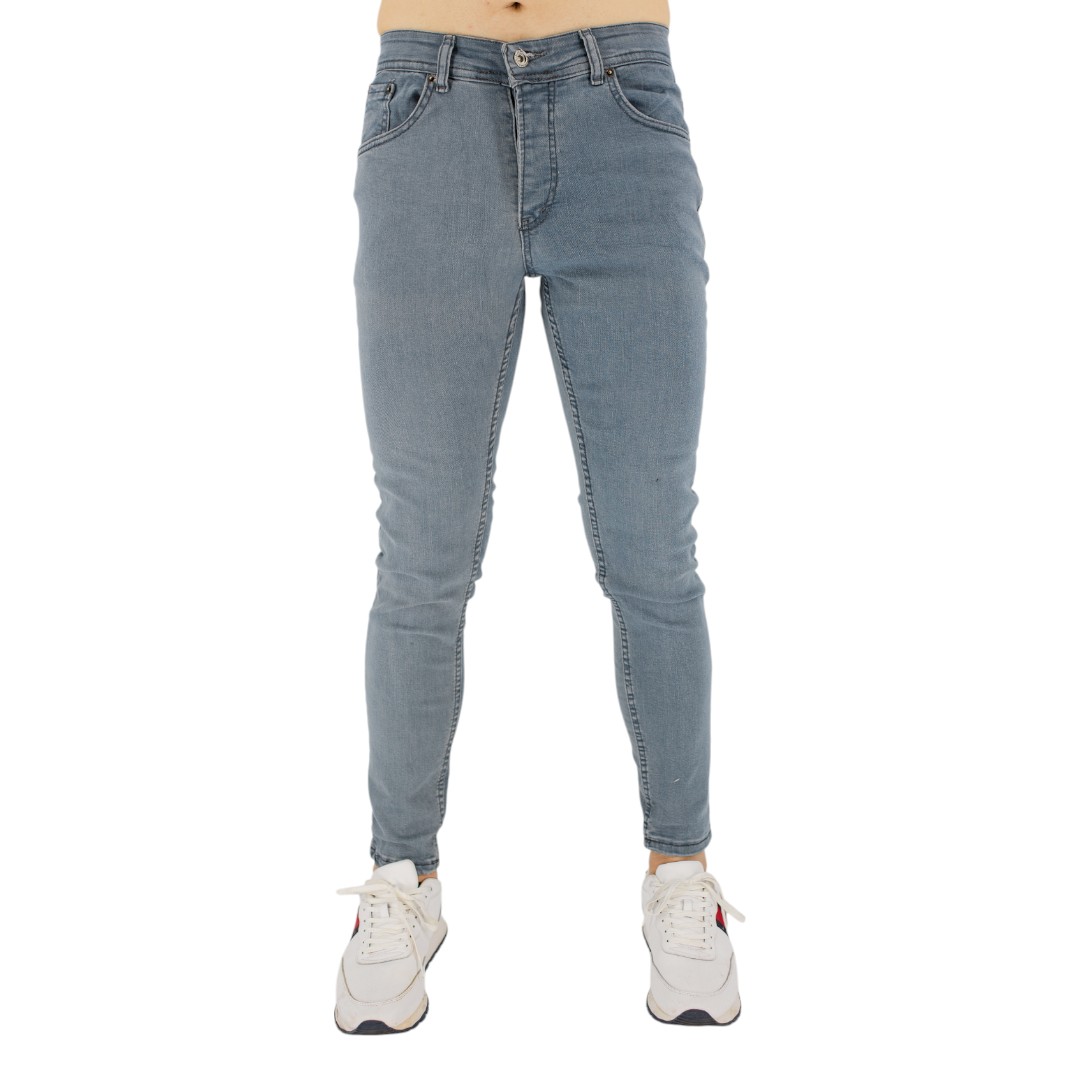SLIM FIT DENIM - DUSTY BLUE