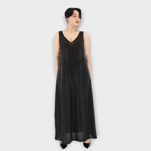 Black breeze maxi dress