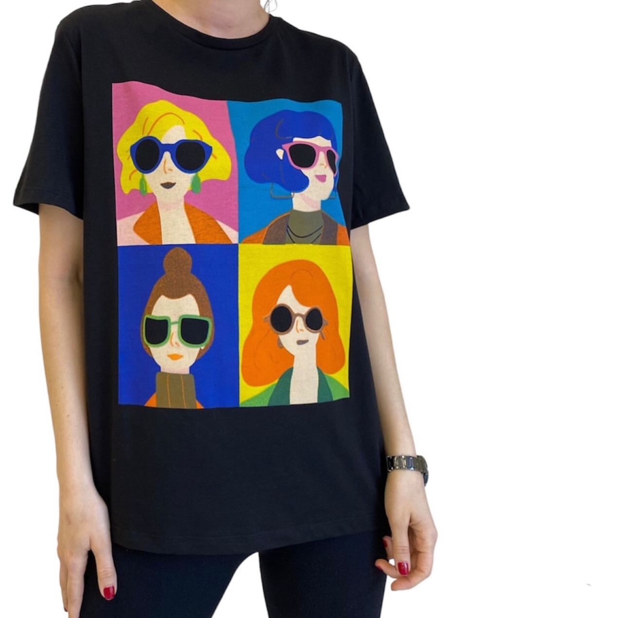 T-shirt Ladies - Black