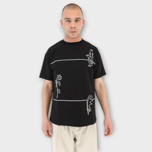 T-shirt με κέντημα - Black