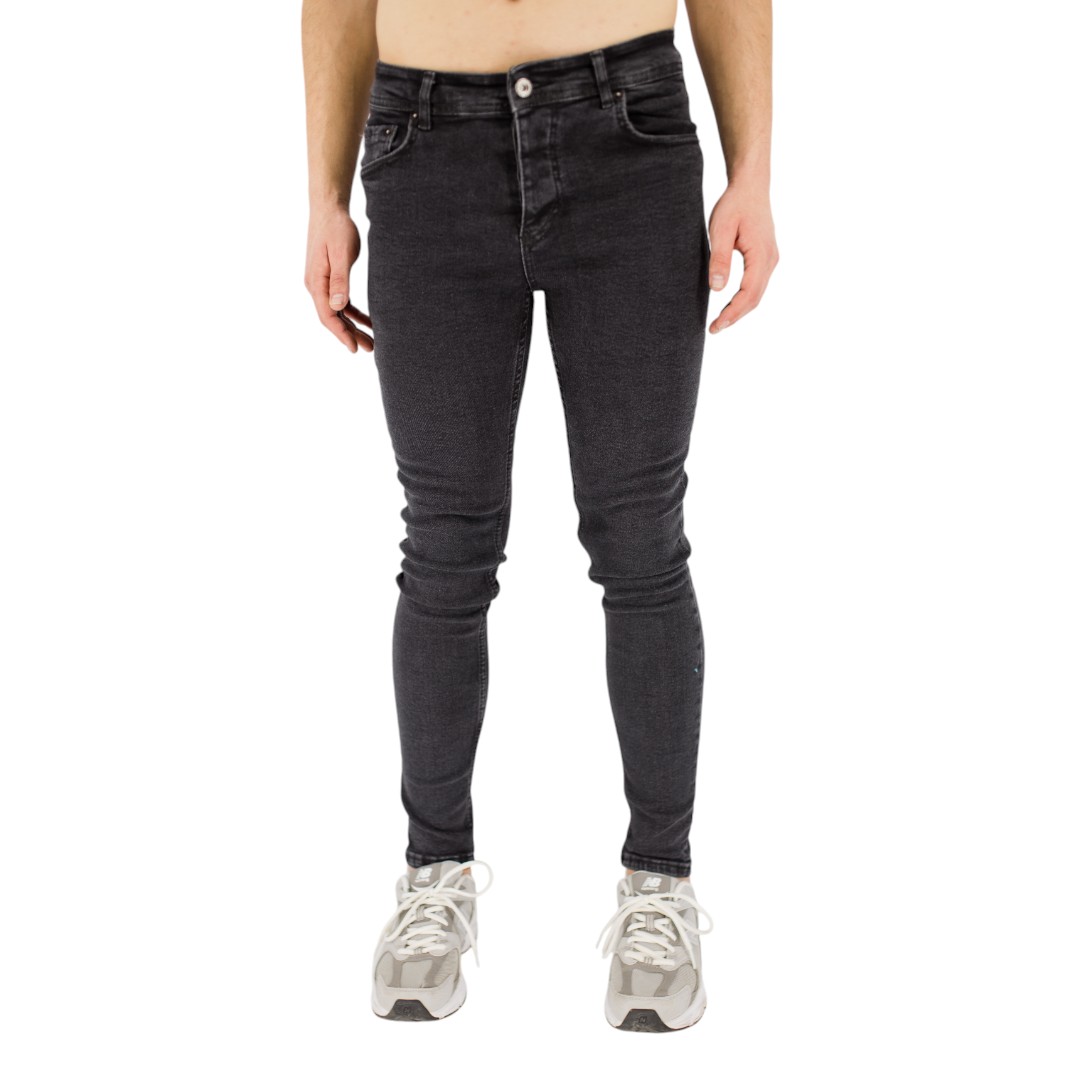 SLIM FIT DENIM - OFF BLACK