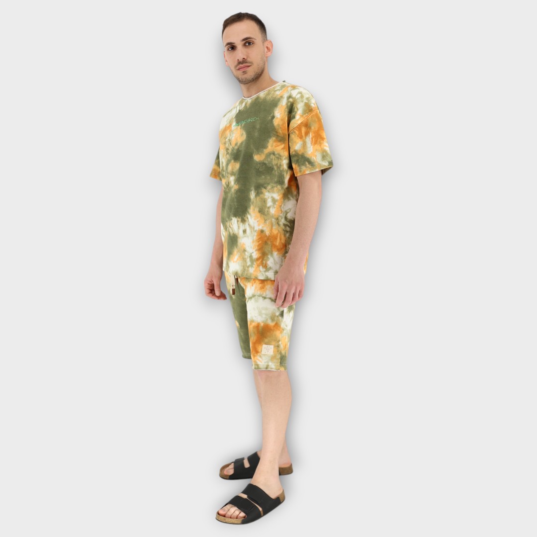 T-shirt Tie-Dye - Πράσινο - Image 2