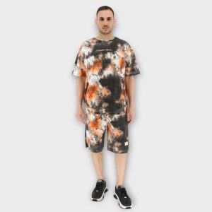 T-shirt Tie-Dye - ΜΑΥΡΟ