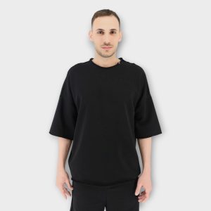 T-SHIRT ¾ ΜΑΝΙΚΙ -BLACK