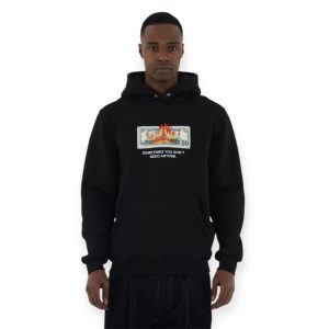 HOODIE DOLLAR - BLACK