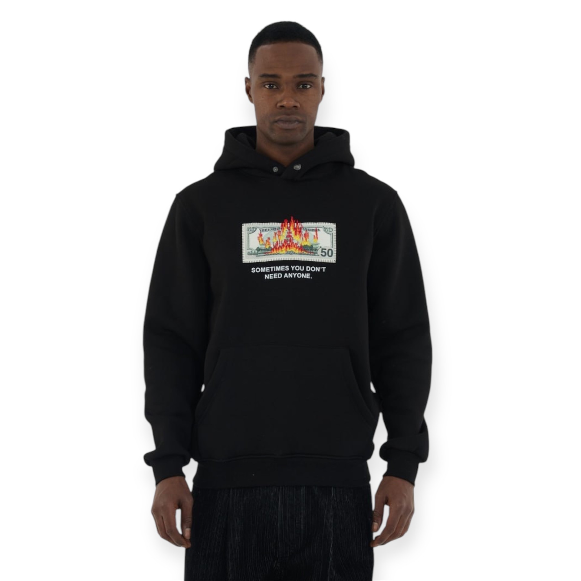 HOODIE DOLLAR - BLACK