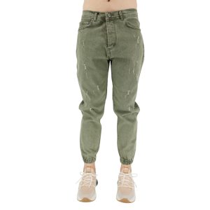 JOGGER VINTAGE GREEN DENIM