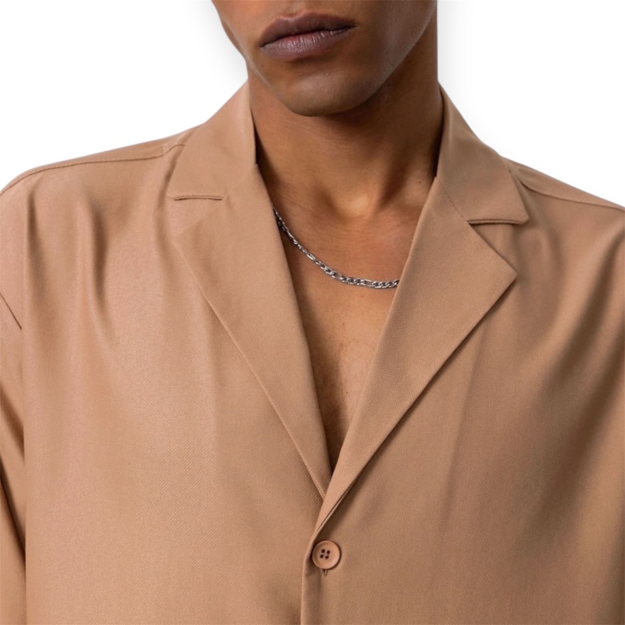ΣΧΕΔΙΑΣΤΙΚΟ REGULAR SHIRT - CARAMEL - Image 3