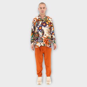 REGULAR SHIRT - ORANGE PRINT