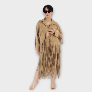 Φούστα Western Style - Cigar Brown