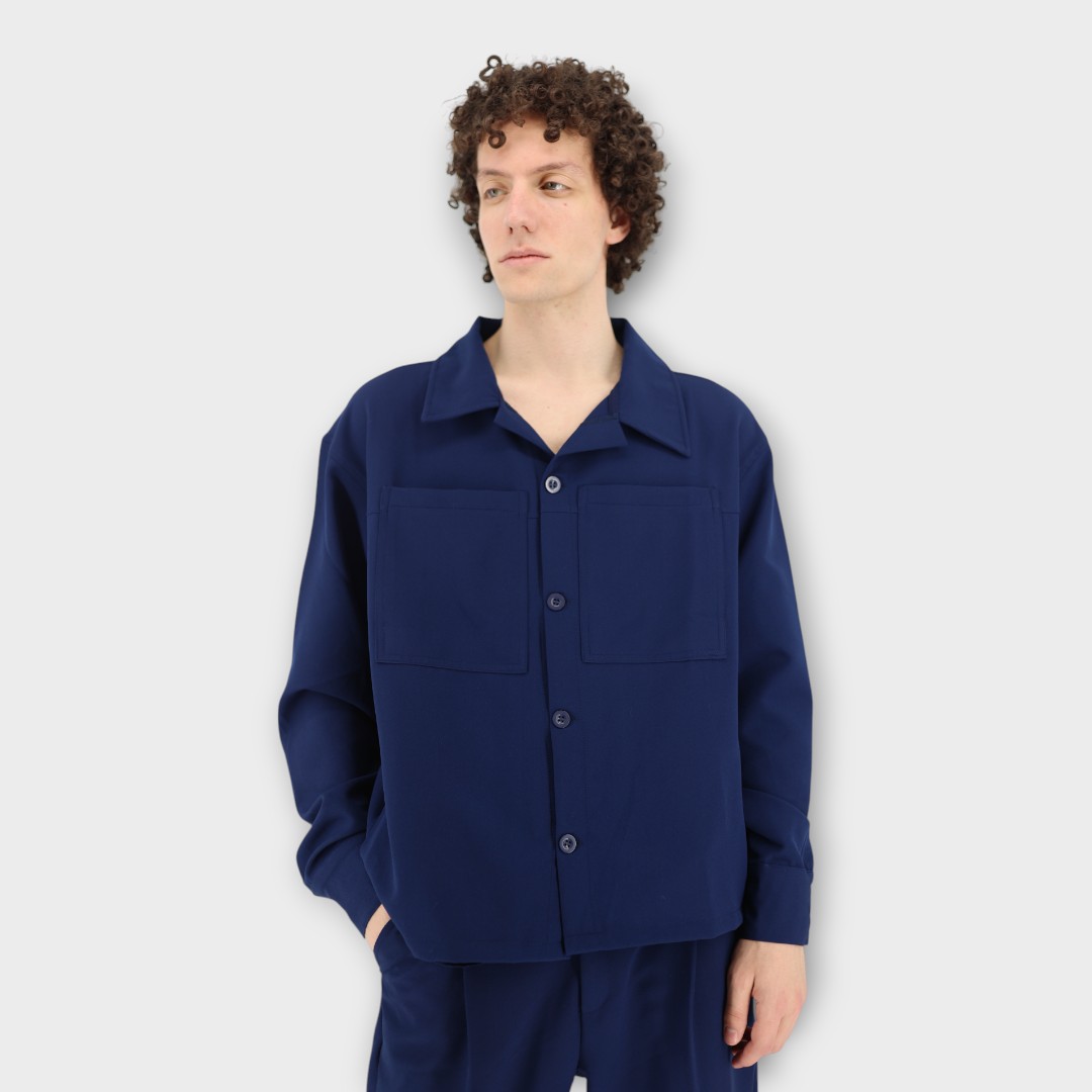 ΖΑΚΕΤΑ ΜΕ OVERSIZED ΤΣΕΠΕΣ - BLUE