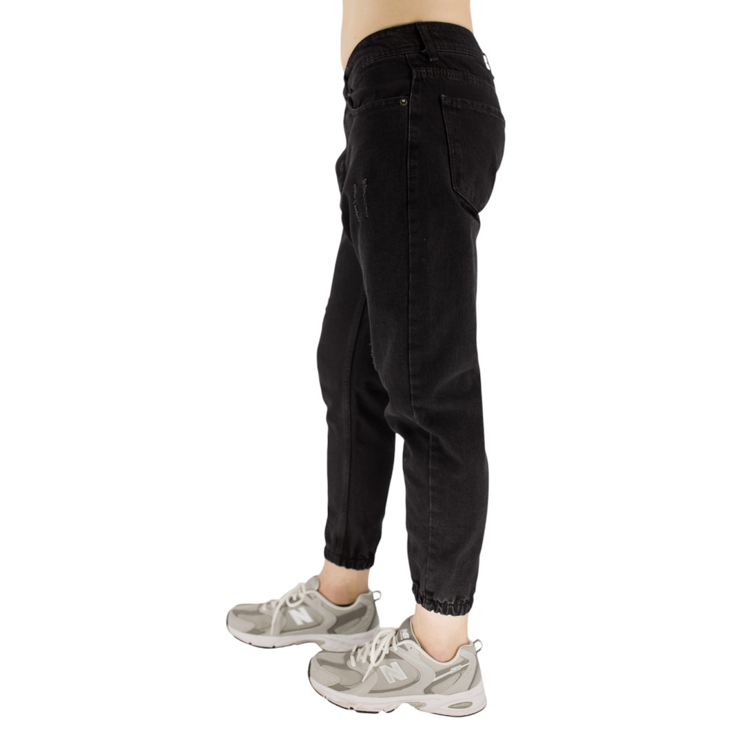 JOGGER BLACK DENIM - Image 2