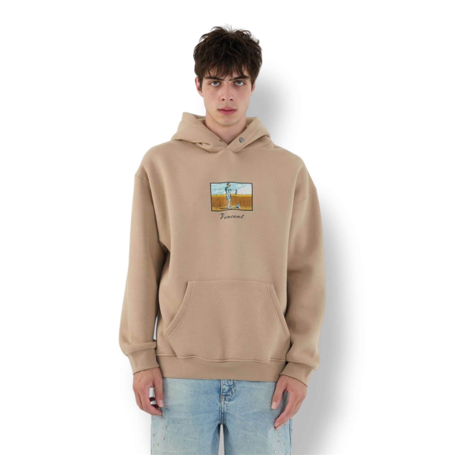 HOODIE VINVENT - BEIGE - Image 2