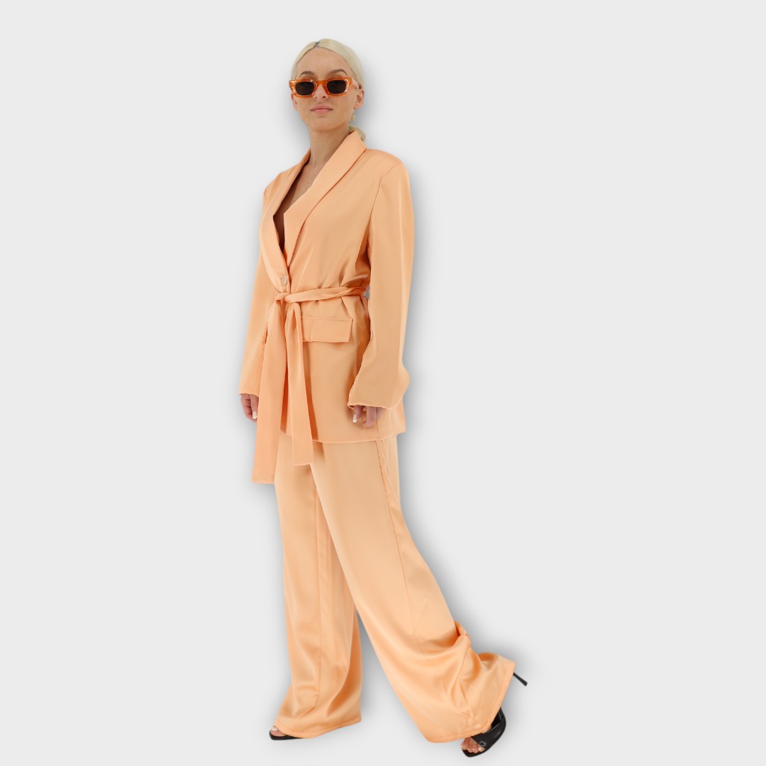 SUIT ELEGANT WOMAN - PEACH - Image 2