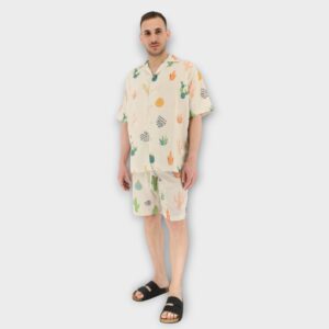 ΒΕΡΜΟΥΔΑ ART FLOW CACTUS - BEIGE