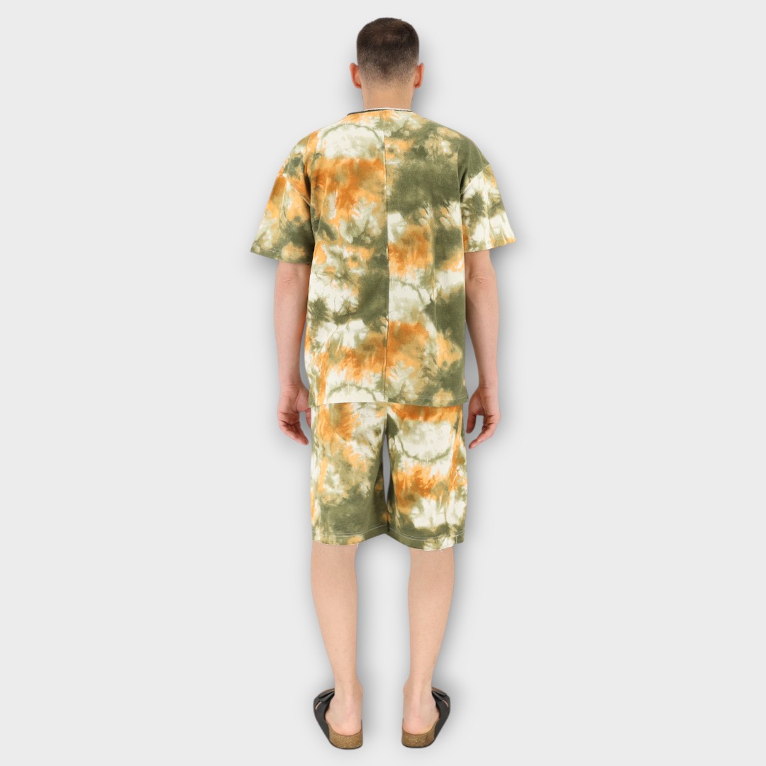 Tie-dye shorts - ΠΡΑΣΙΝΟ - Image 3