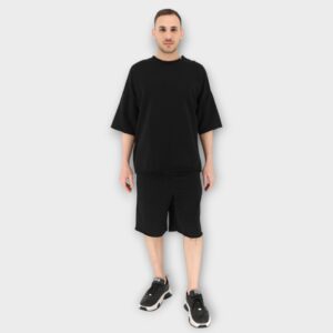 Longline Shorts - ΜΑΥΡΟ