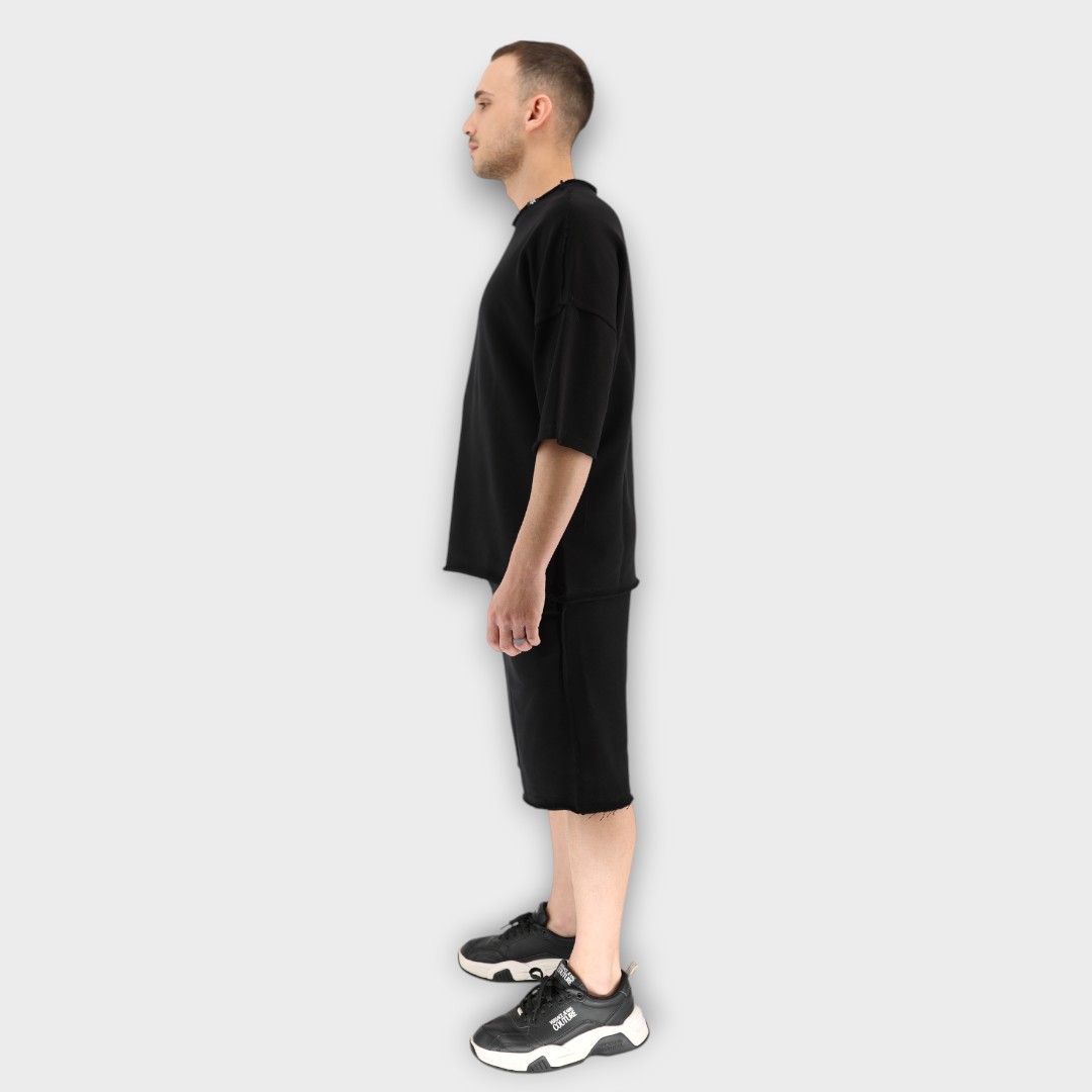 Longline Shorts - ΜΑΥΡΟ - Image 2